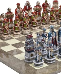 Luxury Giant Chess Set King 5 3/4 inch Great Wall of China Design