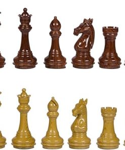 Whittier High Polymer Weighted Chess Pieces 3.75 Inch King Extra Queens