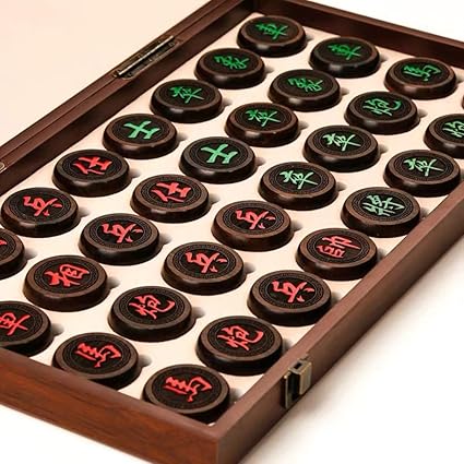 Travel Xiangqi Chess Set Folding Strategy Board Game for 2 Players 2 Travel Xiangqi Chess Set Folding Strategy Board Game for 2 Players - Image 2