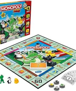 Monopoly Junior Board Game for Kids 2-4 Players Fun Family Game