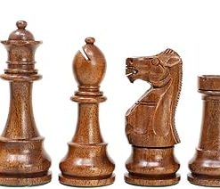 House of Chess Tournament Set Unique Staunton Acacia Wood Pieces