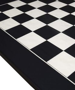 Deluxe 18 Inch Wooden Chess Board with Black Maple Finish for All Ages 2