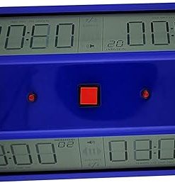 Professional Tournament TapNset Pro Chess Clock Blue Metal Case 2