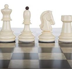 Standard Size Weighted Plastic Chess Pieces for Optimal Gameplay 2