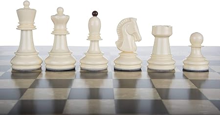Standard Size Weighted Plastic Chess Pieces for Optimal Gameplay 2 Standard Size Weighted Plastic Chess Pieces for Optimal Gameplay - Image 2