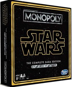 Monopoly Star Wars Complete Saga Board Game for Kids Ages Eight and Up