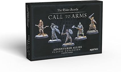 Elder Scrolls Call to Arms Adventurer Allies Resin Miniatures by Modiphius Elder Scrolls Call to Arms Adventurer Allies Resin Miniatures by Modiphius