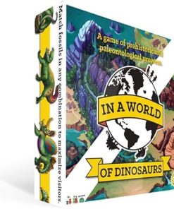 Golden Bell Studios A World of Dinosaurs Board Game White Edition