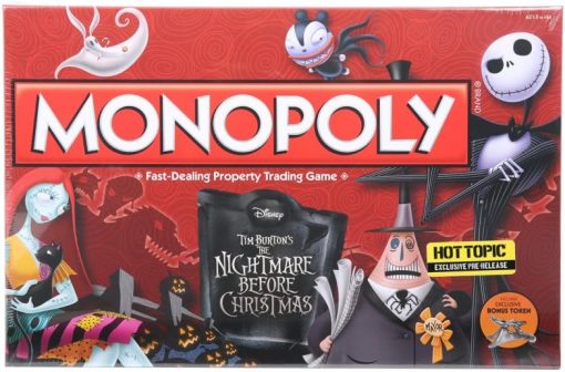 Tim Burton's The Nightmare Before Christmas Monopoly Hot Topic Exclusive Pre-Release