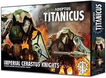 Warhammer Adeptus Titanicus Imperial Cerastus Knights by Games Workshop Warhammer Adeptus Titanicus Imperial Cerastus Knights by Games Workshop
