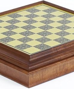 Bellagio Chess and Checkers Cabinet Board Made in Italy