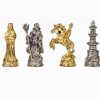 WE Games Tournament Chess Set with Stylish Black Leather Storage Bag for Travel Chess Set – 34 Staunton Pieces, 3.75 in. King, & Folding Chess Board, Perfect Portable Chess Set for Adults 4