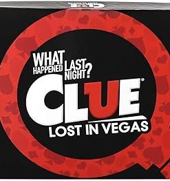 Clue Mystery Game: Lost in Vegas Adventure for Fun Family Nights