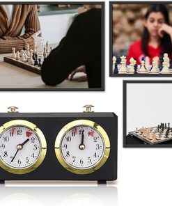 Professional Retro Analog Chess Clock Easy to Read Wind-Up Timer 2