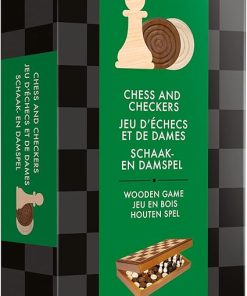 Mixlore Chess and Checkers Folding Board Game for Ages 6 and Up