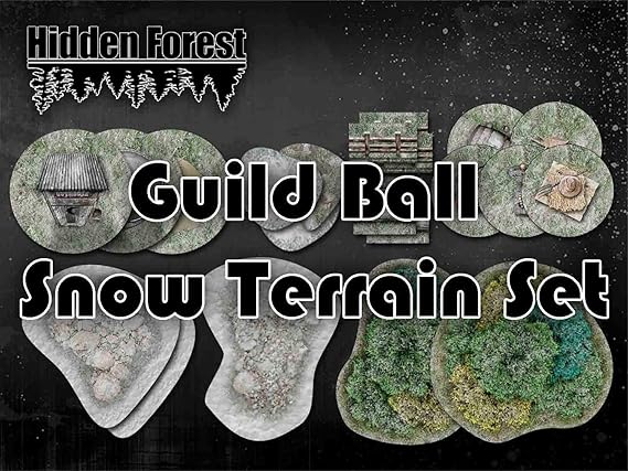 Snow Guildball Mat and Terrain Set for HiddenForest Gameplay 2 Snow Guildball Mat and Terrain Set for HiddenForest Gameplay - Image 2