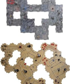 Earthtone Dry Erase Dungeon Tiles in Nine 10-Inch Square Sizes 2