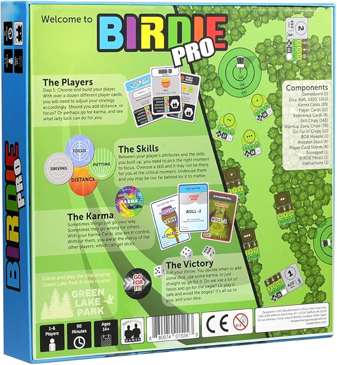 Boda Brothers Birdie Pro Disc Golf Game for Fun and Strategy 2 Boda Brothers Birdie Pro Disc Golf Game for Fun and Strategy - Image 2