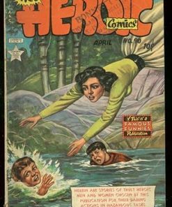 Heroic Comics 90 1954 Famous Funnies War Crime Horror Condition VG