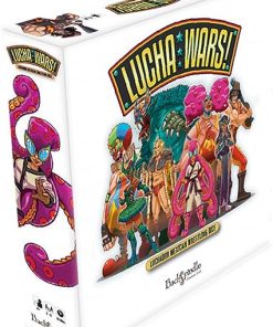 Lucha Wars Board Game | Fun Mexican Wrestling Dice Game for Families