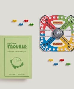 WS Game Company Trouble Vintage Bookshelf Game Edition 2
