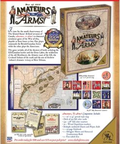 COA Amateurs to Arms War of 1812 Board Game for America and Canada 2