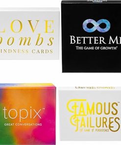 Personal Development Board Game Set Love Bombs Conversation Cards