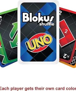 Blokus Shuffle UNO Edition Strategy Board Game for Family Fun 2