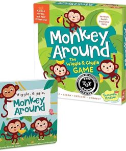 Peaceable Kingdom Monkey Around Game and Wiggle Giggle Book Set