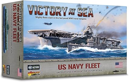 Victory at Sea US Navy Starter Fleet War Game – Tabletop WWII Strategy Game Victory at Sea US Navy Starter Fleet War Game - Tabletop WWII Strategy Game