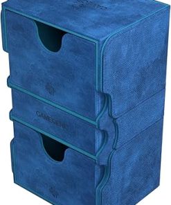 Stronghold 200 XL Deck Box for Double-Sleeved Card Storage in Blue
