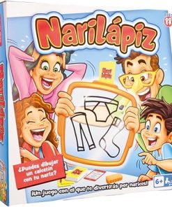 Fun NARILAPIZ Family Game Become an Artist with Your Nose and Marker
