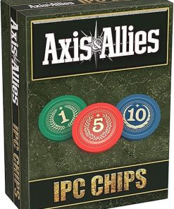 Axis & Allies IPC Chips 75 Weighted Chips with Storage Tray Upgrade