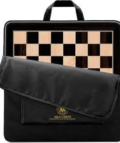 Professional 18.875″ Wooden Chess Board African Palisander and Maple