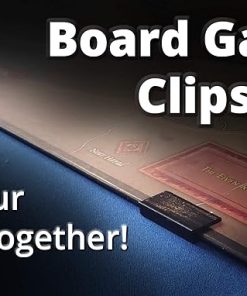 Board Game Clips 2mm Straight Pack of 80 for Easy Game Setup
