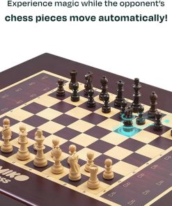 Miko Chess Grand: Your Ultimate AI Chess Companion | Fully Automated Gameplay for All Skill Levels | World’s Smartest Electronic Chess Board | Magnetic Wooden Chess Sets with Self Moving Pieces 2