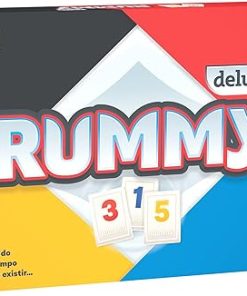 Deluxe Rummy De Luxe Classic Board Game for Family Fun and Strategy