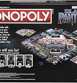 Black Panther Edition of Monopoly Game for Fans and Collectors 2