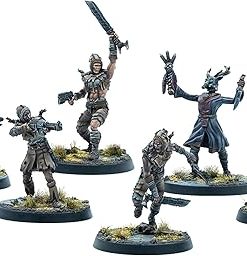 Fallout Miniatures Cult of The Mothman Clergy 6 Unpainted Resin Figures