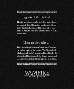 Vampire The Masquerade 5th Edition The Book of Nod Collection of Texts 2