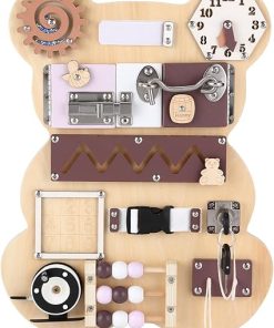 Busy Board Bear for Toddlers 1 to 3 Montessori Sensory Activity Toys