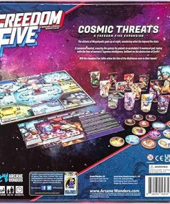 Freedom Five Cosmic Threats Game for 1-5 Players Ages 14 and Up 2