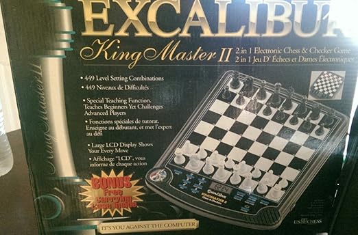 Excalibur 911E-2 Kingmaster II Chess Computer Ideal for Chess Lovers Excalibur 911E-2 Kingmaster II Chess Computer Ideal for Chess Lovers