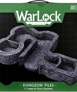 WizKids Warlock Tiles Expansion 1 Inch Dungeon Angles and Curves