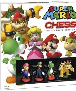 Super Mario Chess Collector’s Edition Board Game for 2 Players, Ages 6+