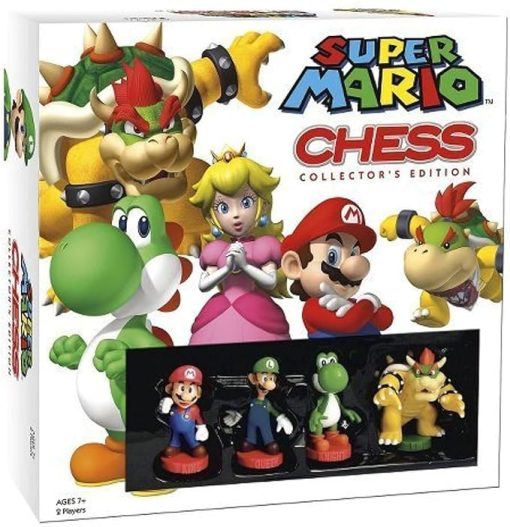 Super Mario Chess Collector's Edition Board Game for 2 Players, Ages 6+