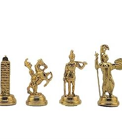Historical Rome Figures Metal Chess Pieces King 2.8 Inch Medium Size 2