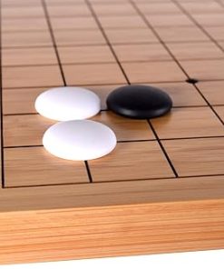 Beginner Go Game Set with Reversible Bamboo 13×13 and 9×9 Board 2