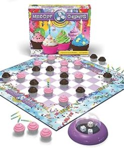 Madd Capp Checkers Cupcake Lovers Edition Fun Family Game