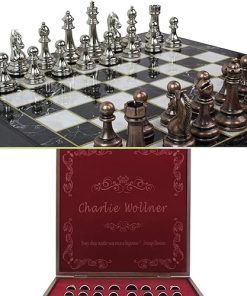 Personalized Luxury Chess Set Ideal for Graduation Gifts